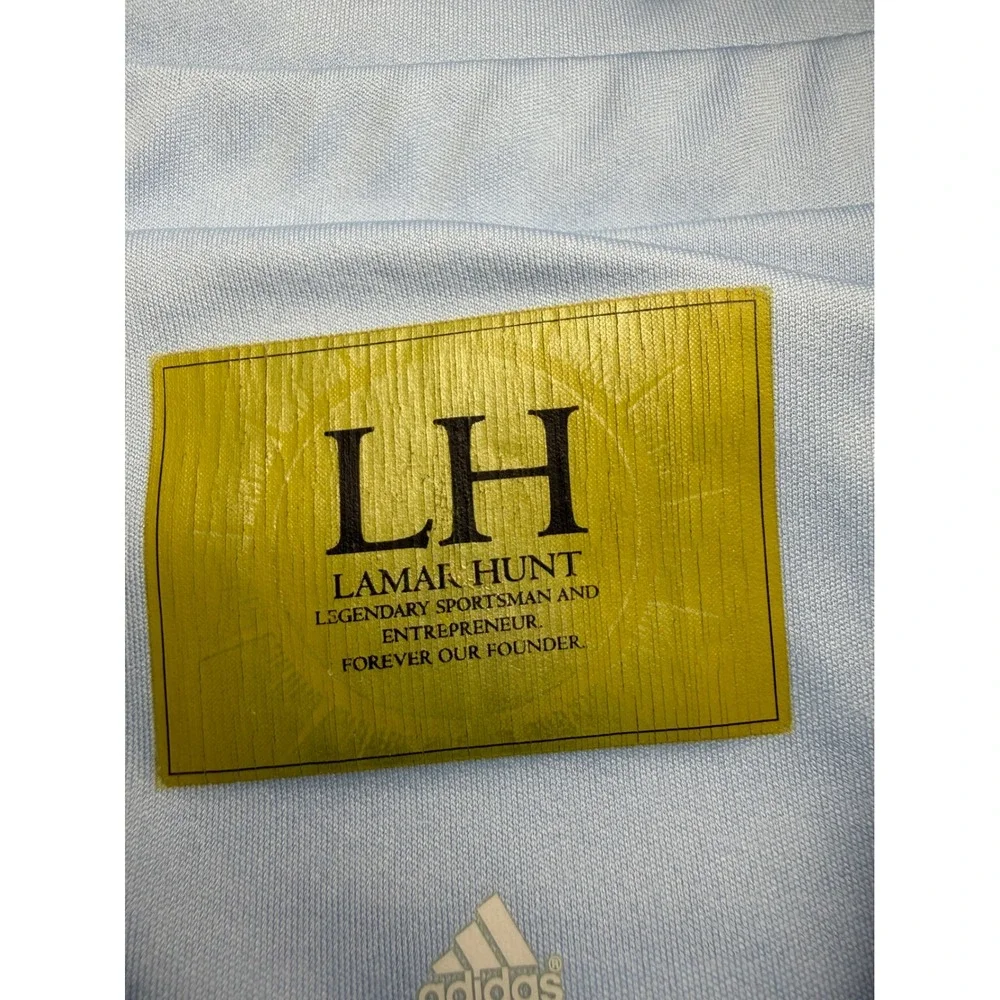 Adidas Sporting Kansas City 2011 Jersey Mens XL Light Blue MLS Soccer Lamar Hunt